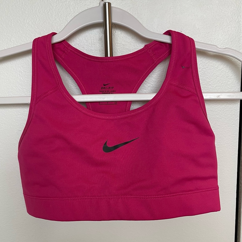Nike Pro Hot Pink Sports Bra size S